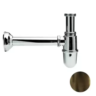Nicolazzi Complementi Сифон 1&rdquo;1/4 без донного клапана для раковины, цвет: тёмная бронза