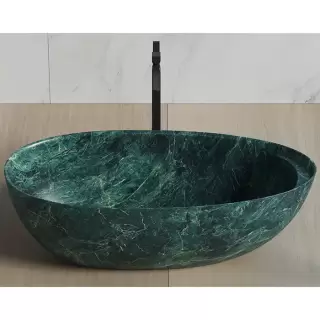 Dea Design Marble Como Ванна 185х95.5х53см., отдельностоящая, мрамор, цвет: Stone Green