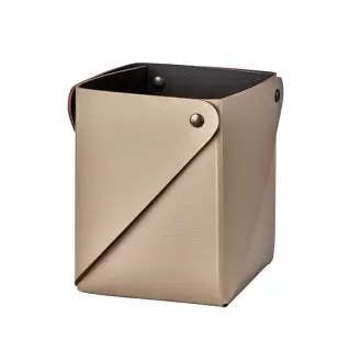 Colombo Adj Коробочка MIU, 7x7xH8 см , цвет: капучино/шоколад