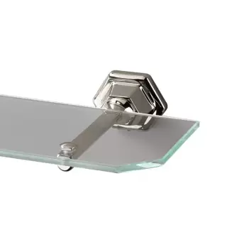 Devon&Devon Jubilee Полка стеклянная, подвесная, цвет: хром