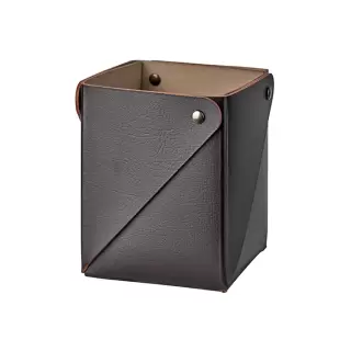 Colombo Adj Коробочка MIU, 7x7xH8 см , цвет: шоколад/капучино