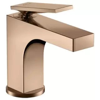 Axor Citterio Смеситель для раковины 90, на 1 отв., с донным клапаном, цвет: полированное красное золото