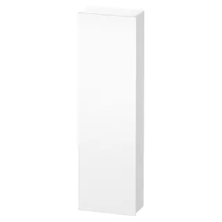 Duravit DuraStyle Шкаф 40х24х140см., подвесной, левый, 1 дверь, 4 стеклянные полки, цвет: белый матовый
