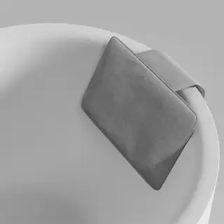 Salini Подушка для ванны 49.5x35.5x7cм , цвет: Grey