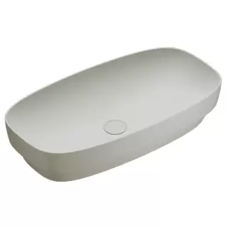 Catalano Alvea Раковина 75x40см встраиваемая, без отв., цвет: Cemento Satinato