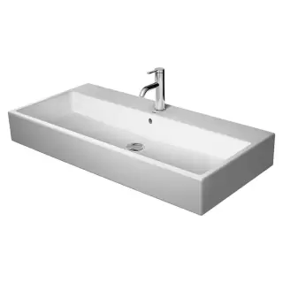 Duravit Vero Air Раковина накладная, 100х47см, с 1 отв., с переливом, цвет: белый