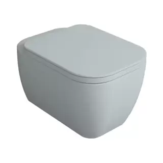 Simas Henges Унитаз подвесной 38х55см.,безободковый, цвет: tela matt