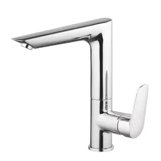 Carlo Frattini Spot Смеситель на раковину, литьевой вращающийся излив, цвет: хром