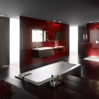 Bette One Ванна с шумоизоляцией пристенная, 170х75х42см., BetteGlasur&reg; Plus, цвет: белый