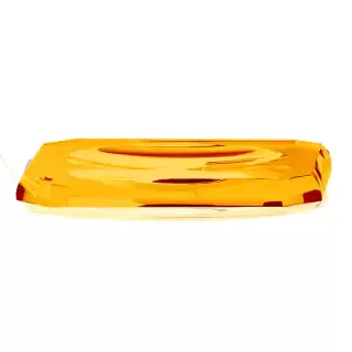Decor Walther Kristall KS Лоток для расчесок, настольный, цвет: хрусталь янтарь