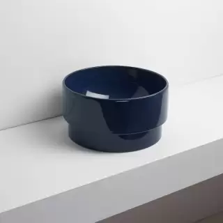 Simas Po-mo Раковина 37xh19 см., полувстраеваемая сверху без отв., без перелива, цвет: CAPRI