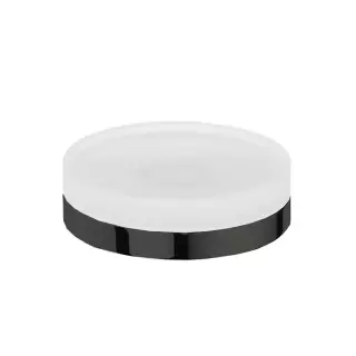 Colombo Nordic Мыльница настольная, цвет: PVD графит матовый/матовое стекло