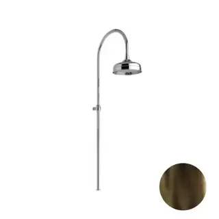 Nicolazzi Doccia Душевая стойка с верхним душем &Oslash; 30см, цвет: тёмная бронза