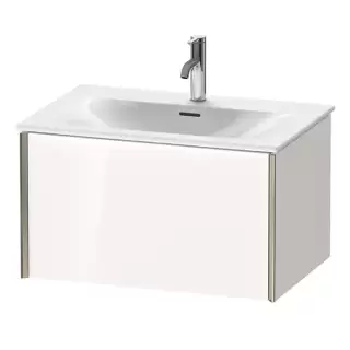 Duravit XViu Тумба подвесная 71x48x39.7см, с раковиной, 1 ящик, цвет: белый глянцевый/champagne matt