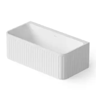 Dea Design Stripes Ванна 160х80х56см., отдельностоящая, Solid Surface, цвет: White №18