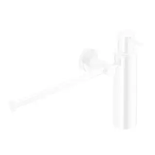 Colombo Plus Полотенцедержатель с дозатором для жидкого мыла, подвесной, цвет: белый матовый