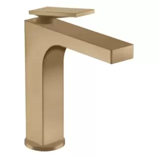 Axor Citterio Смеситель для раковины 160, на 1 отв., с донным клапаном, цвет: шлифованная бронза