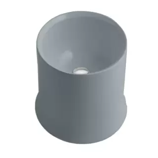 Simas Sharp раковина накладная высокая , d42см h 44 см, без отв., цвет: cemento matt