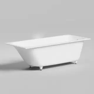 Salini Orlanda Встраиваемая ванна 180х80х60cм, прямоугольная, S-Sense, цвет: белый глянцевый