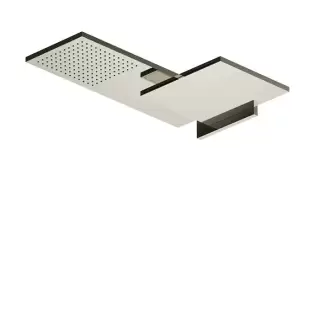 Fantini Venezia Двойной верхний душ, латунь, настенный, цвет: Nickel PVD