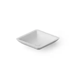 Dea Design Washbasins Раковина 42.5x42.5x10.5см., накладная, без отв., Solid Surface, цвет: White №18