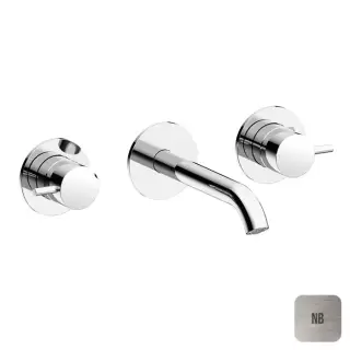 Almar Mixers Смеситель для раковины, настенный, цвет: никель брашированный