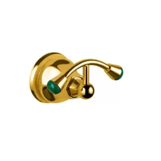 Nicolazzi Teide Chic Крючок подвесной, двойной, цвет: золото