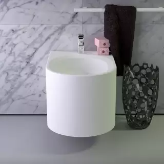 KNIEF Glow Биде подвесное 52x 9x34см, цвет: белый