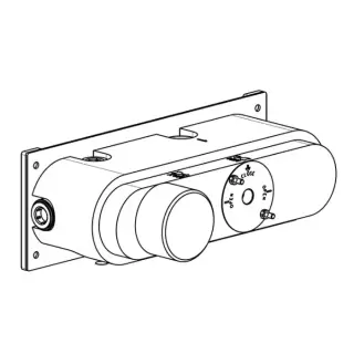 Carimali Встраиваемая часть термостатического смесителя на 3 положения