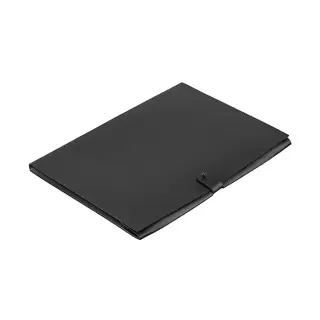 ADJ Папка для бумаг А4, 23x31 см., цвет: черный/серый