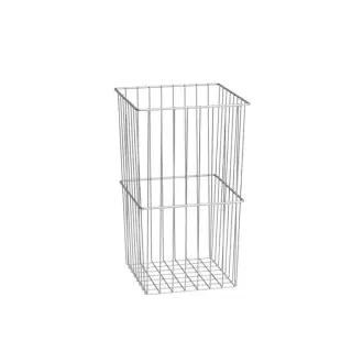 Laufen Base Бельевая корзина для высоких шкафов, 27x27x45см., цвет: хром