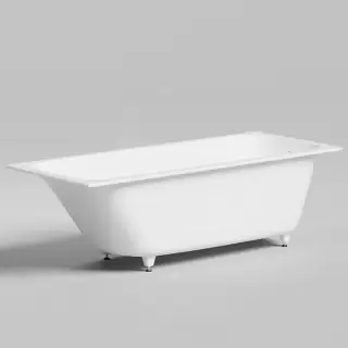 Salini Orlanda Kit Встраиваемая ванна 170х70х60cм, "Up&Down", сифон, щелевой слив-перелив, S-Sense, цвет: белый матовый