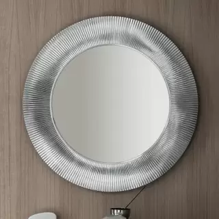 Laufen Kartell Зеркало круглое d=78см, настенное, без подсветки, цвет: серебряный