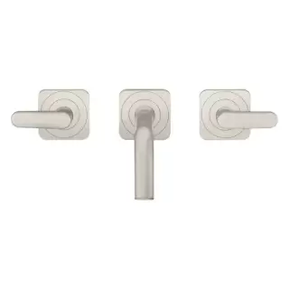 Axor Citterio M Смеситель для раковины, встраиваемый, излив: 16.6см., цвет: сталь