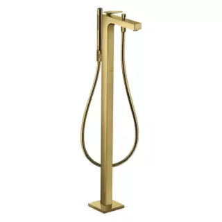 Axor Citterio Смеситель для ванны, напольный, с ручным душем, цвет: полированное золото