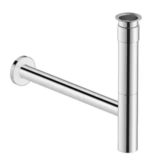 Duravit Сифон декоративный для раковины 1/4" с удлиненной спускной трубой, цвет: хром