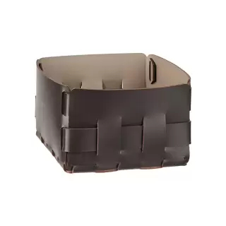 Colombo Adj Корзинка Mini Bottega, 19x19H13 см, цвет: шоколад/капучино