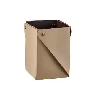 Colombo Adj Стаканчик MIU 8x8хH10.5см., настольный, цвет: капучино/шоколад