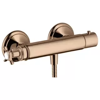 Axor Montreux Смеситель для душа, термостатический, настенный, цвет: полированное красное золото