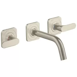 Axor Citterio M Смеситель для раковины, встраиваемый, излив: 16.6см., цвет: шлифованный никель