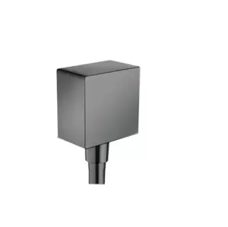 Hansgrohe Вывод воды для ручного душа с клапаном, цвет: шлифованный черный хром
