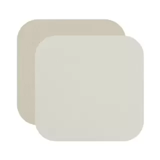 ADJ Костер 12x12см., квадратный, натуральная кожа, цвет: белый/панна котта