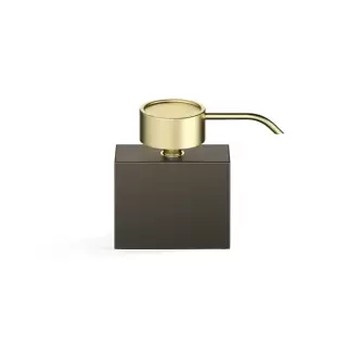 Decor Walther DW 477 Дозатор для мыла, настольный, цвет: темная бронза / золото матовое