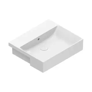 Catalano Zero Раковина 55х47см., без отв., полувстраиваемая, цвет: белый глянцевый