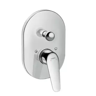 Hansgrohe Novus Однорычажный смеситель для ванны, скрытый монтаж,  внешняя часть, цвет: хром