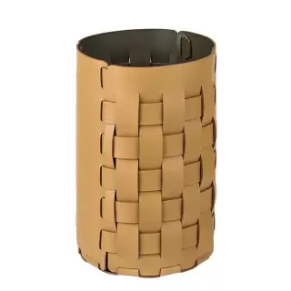 Colombo Adj Корзина для мусора Bottega D22xH35см., напольная, цвет: горчичный/оливковый