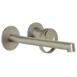 Gessi Anello Смеситель для раковины, настенный, цвет: Finox Brushed Nickel