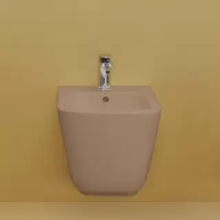 Kerasan Tribeca Биде подвесное 54х35см, c 1 отв под смеситель, c креплением WB9N, цвет: Bruno matt