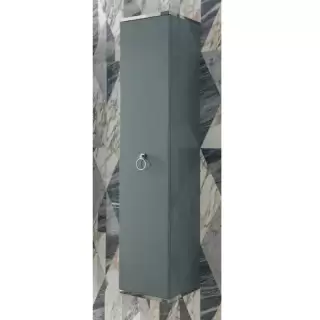 Oasis Lutetia Колонна 35х35х164см., подвесная, левая, 1 дверца, фурнитура хром, цвет: Avio глянцевый