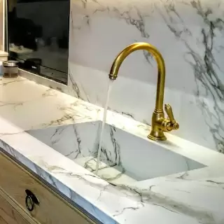 Nicolazzi El Capitan MINI Кран для питьевой воды, цвет: Gold Brass